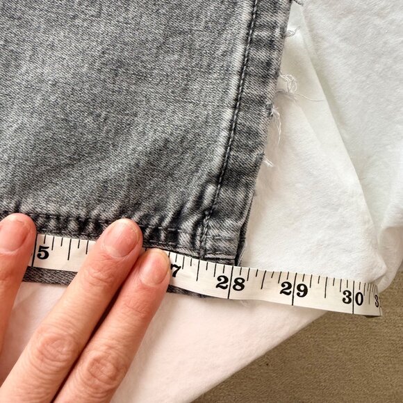 M Jeans Maurices Super Skinny High Rise Curvy Fit Gray Denim Jeans M Short - Picture 10 of 10